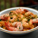 arroz con camarones