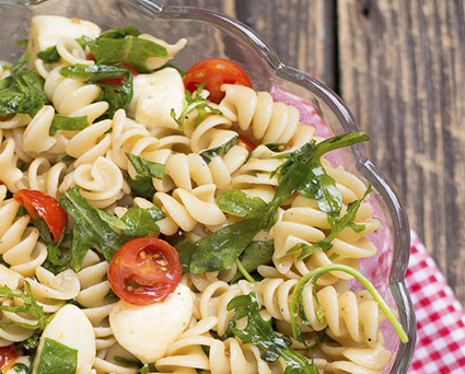 pasta salteada con vegetales