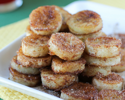 PLATANOS MADUROS CON CANELA