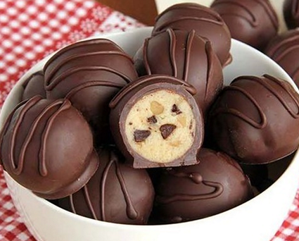 Trufas de Galleta con Chispas de Chocolate