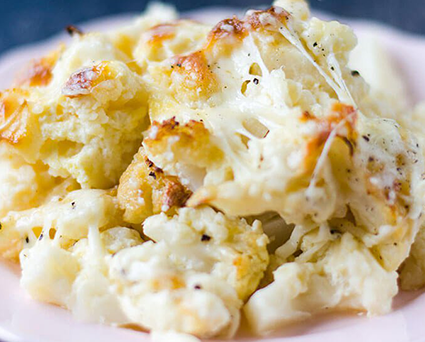 Coliflor con Queso