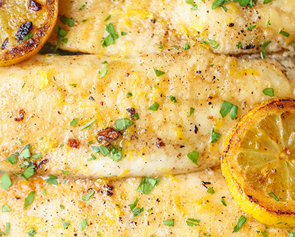 TILAPIA AL HORNO CON MARGARINA Y LIMÓN