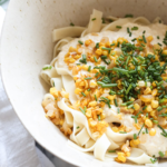 PASTA CON MAÍZ Y QUESO