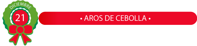 aros de cebolla