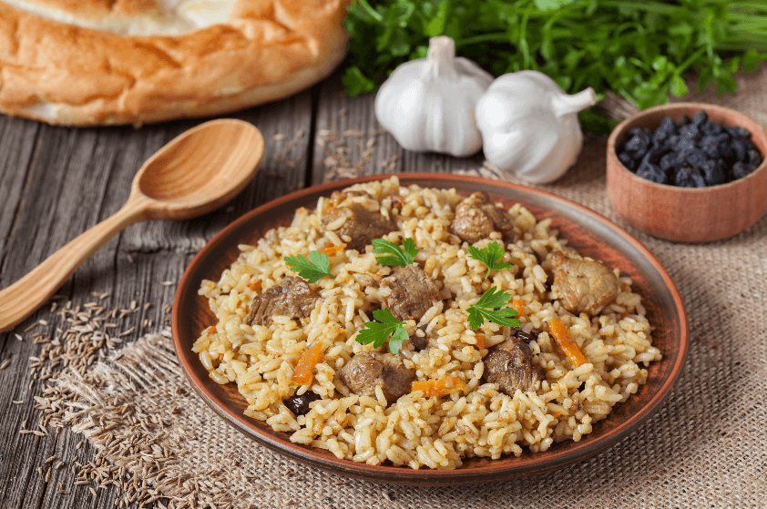 Corona de Arroz con Carne