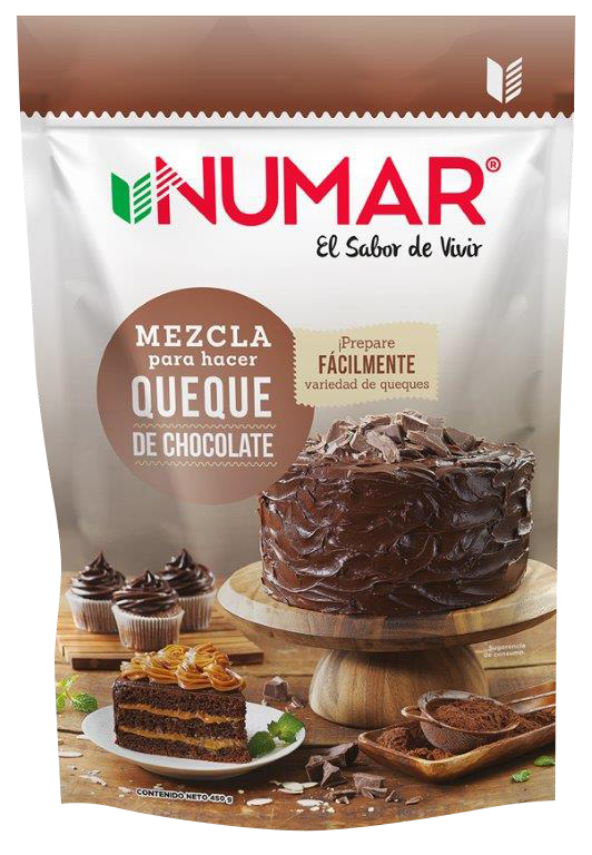 Mezcla para hacer queque de chocolate