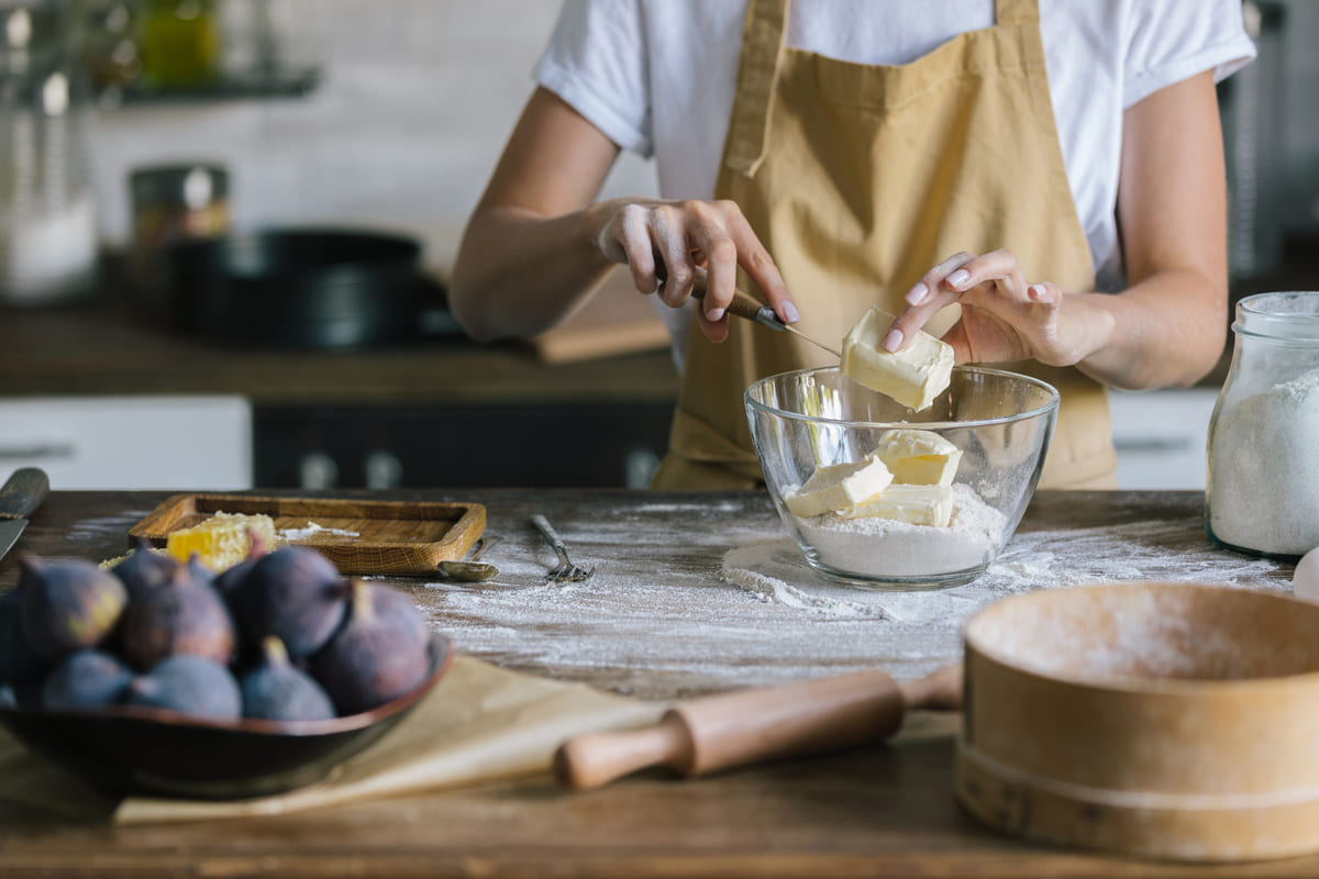 margarina en la cocina