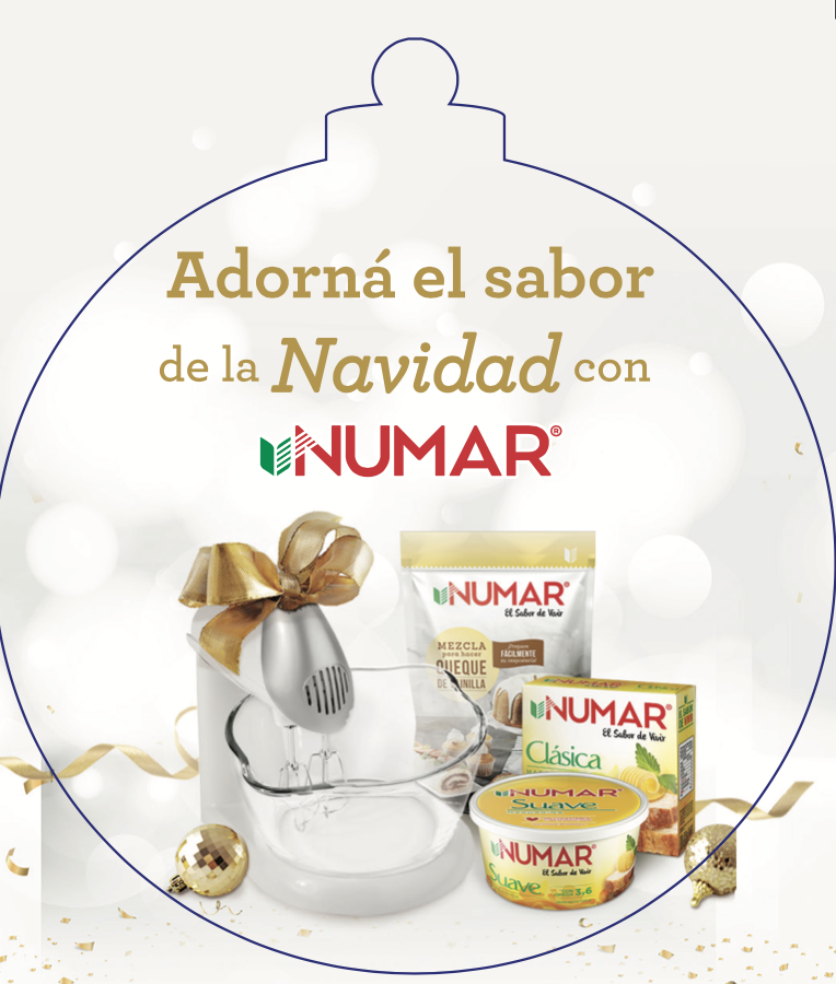 adorna el sabor de la navidad con numar