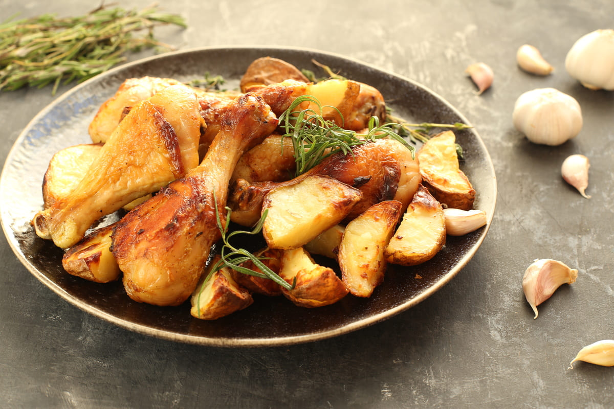 pollo a la margarina